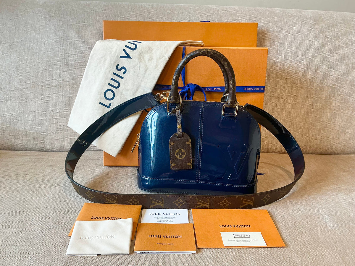 Louis Vuitton Alma BB in Marine (Navy blue)